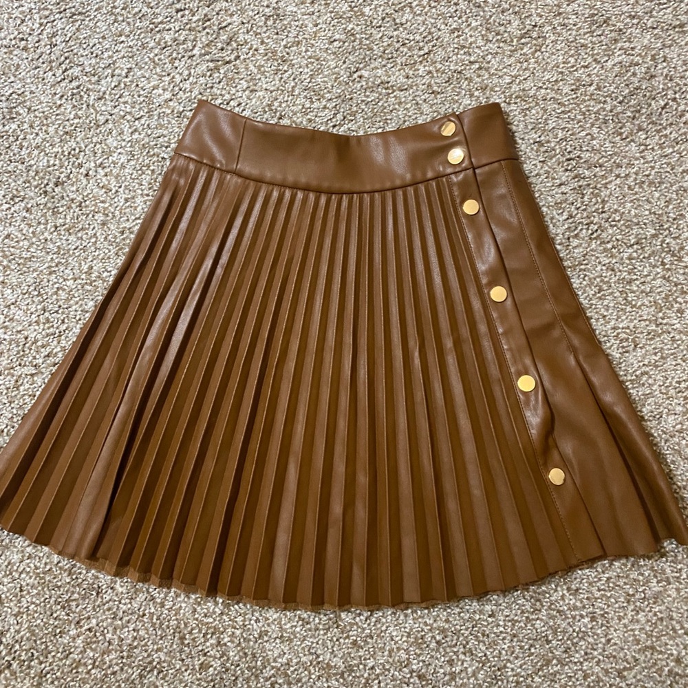 Zara pleated skirt